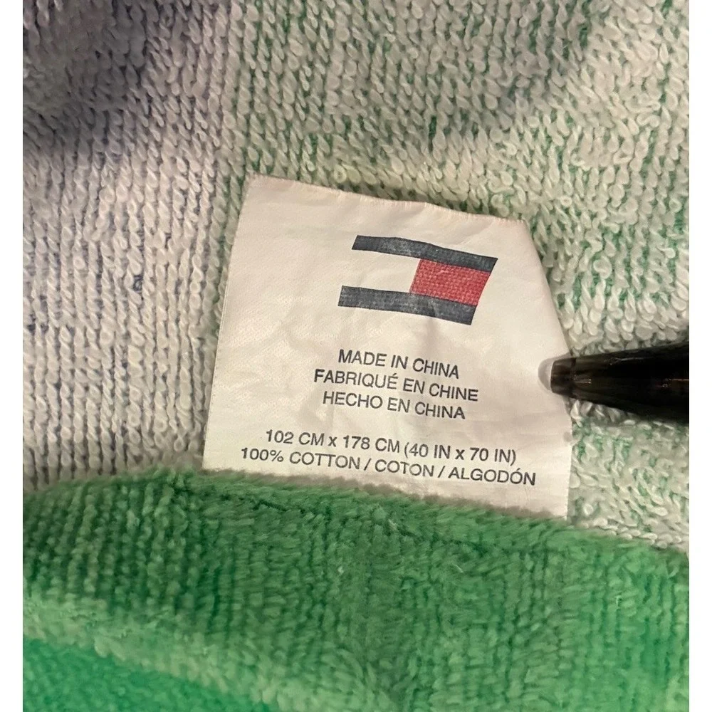 Vintage Tommy Hilfiger Beach Towel Nautical 40X70‎ inches